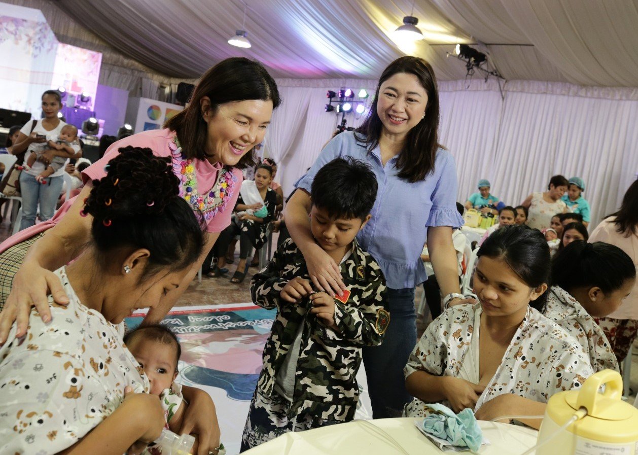 400 nursing moms gather in Taguig to donate breast milk for ‘Taal babies’