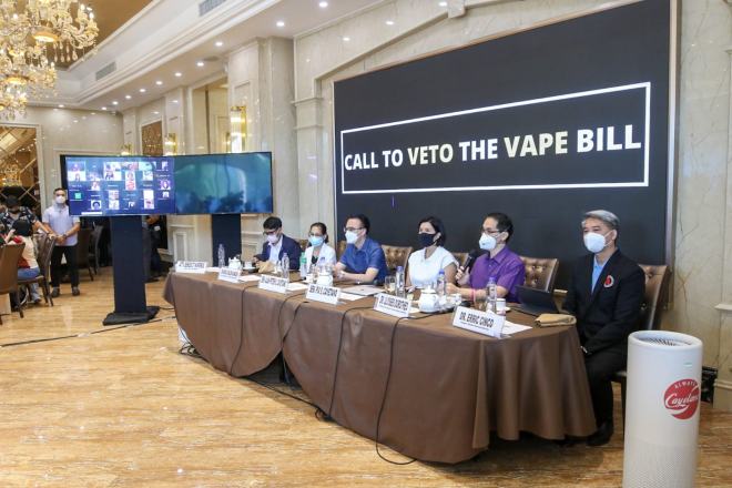 Veto the Vape Bill press conference