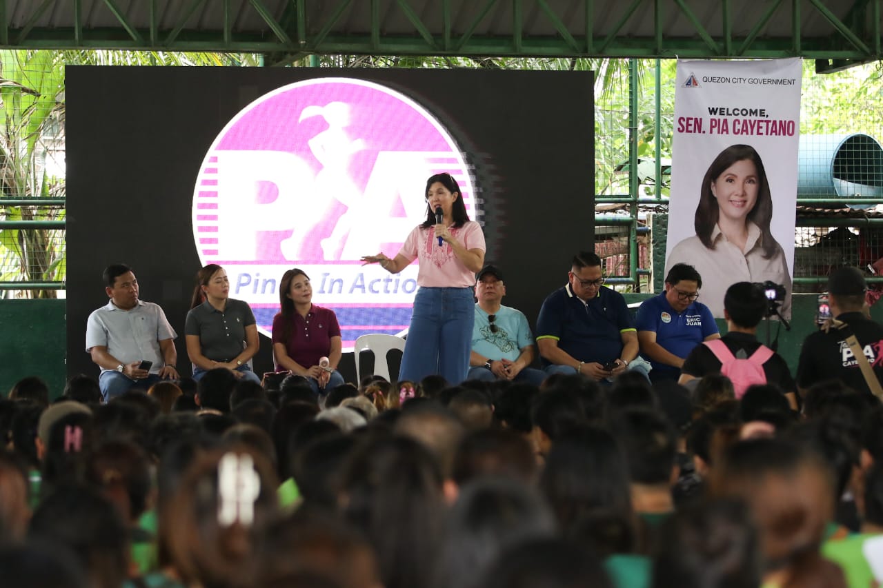 Senator Pia Cayetano shares her motherhood journey with mothers and solo parents in Quezon City