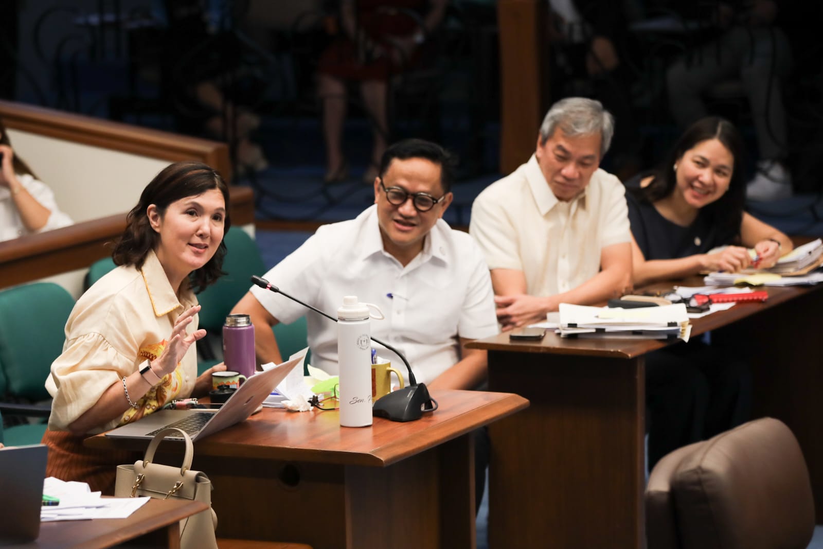Photo Release: Sen. Pia sponsors 2025 Higher Education Budget