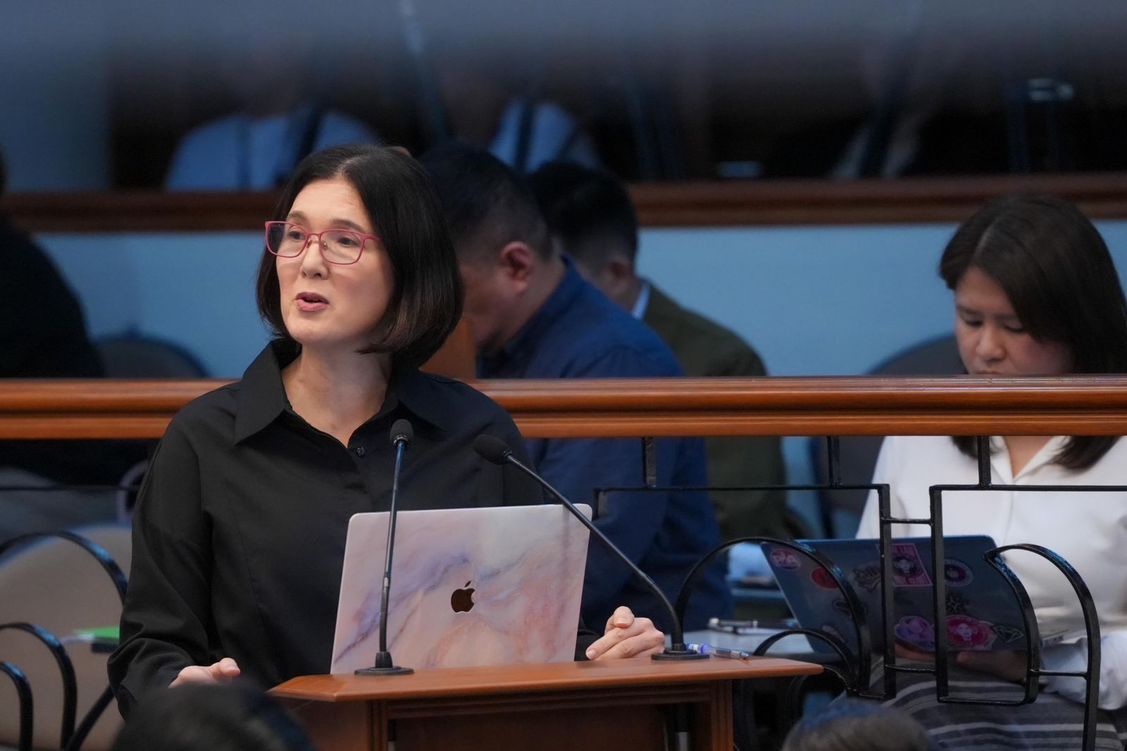 PHOTO: Sen. Pia explains vote on 3rd Reading of 2026 Budget